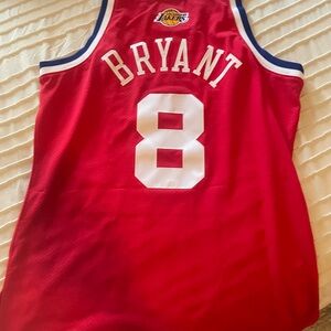 Mitchell & Ness Red Lakers Jersey KOBE